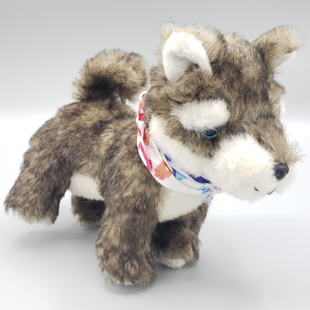Our Generation Pet Dog Plush Brown Husky puppy Stuffed Animal